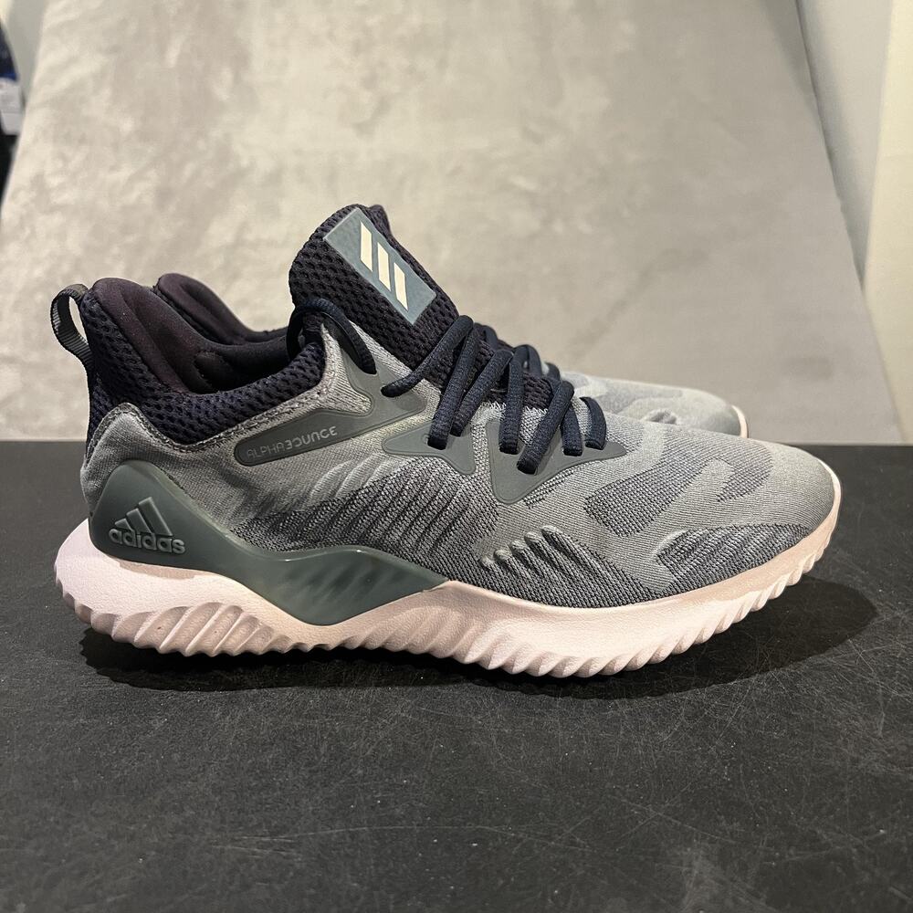 Adidas Alphabounce Beyond Shoes Womens 8 Gray Continental Sole Running CG5580